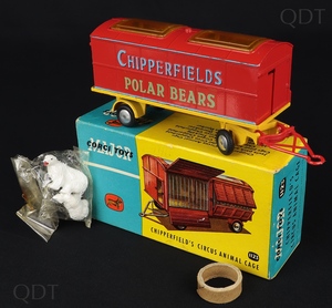 Corgi toys 1123 chipperfields circus animal cage dd561 front