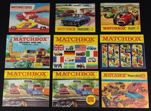 Matchbox catalogues 1963 1970 dd562 covers