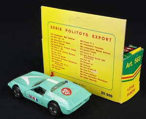 Politoys models 563 lotus europa x189 back