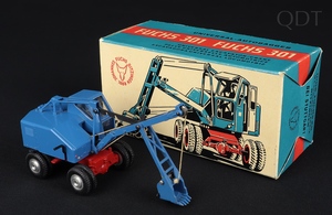 Marklin models 8035 fuchs 301 mobile crane dd569 front