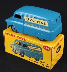 Dinky toys 481 ovaltine van bedford cc810 back