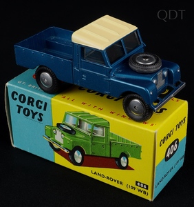 Corgi toys 406 landrover dd586 front
