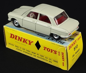 French dinky toys 510 peugeot 204 dd604 back