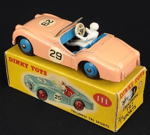 Dinky toys 111 triumph tr2 dd670 back