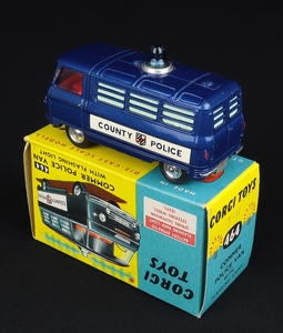 Corgi toys 464 county police commer van dd702 back