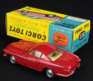 Corgi toys 228 volvo p1800 dd703 back