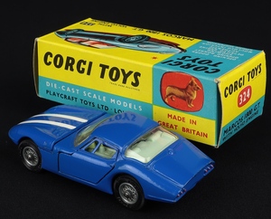 Corgi toys 324 marcos 1800 gt volvo dd707 back