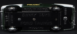 French dinky 551 ford taunus polizei dd746 base