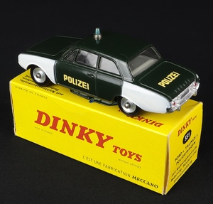 French dinky 551 ford taunus polizei dd746 back