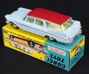 Corgi toys 445 plymouth sports suburban station wagon dd811 back