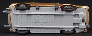 Corgi toys 261 james bond aston martin 1st dd822 base