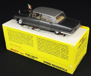 French dinky toys 1435 citroen presidentielle dd835 back