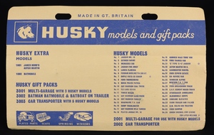 Husky major 2002 car transporter dd837 back