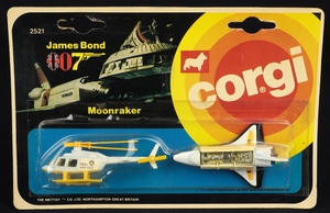 Corgi junior 2521 moonraker twin pack dd893 front