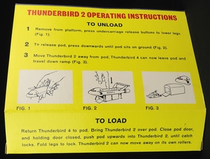 Dinky toys 101 thunderbird 2 dd926 plinth 2