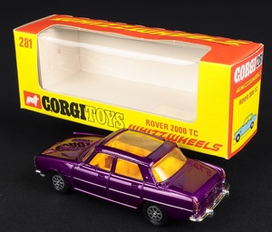 Corgi toys 281 rover 2000 tc dd961 back