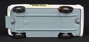 Corgi toys 506 sumbeam imp police dd966 base