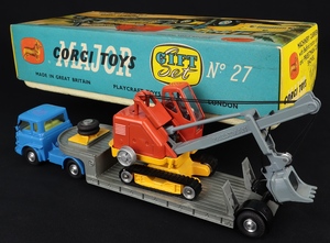 Corgi gift set 27 machinery carrier cub shovel dd992 back