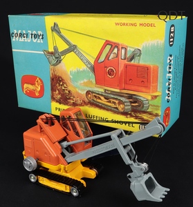 Corgi toys 1128 priestman luffing shovel dd993 front