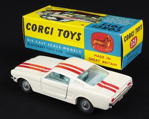 Corgi toys 325 ford mustang ee11 back