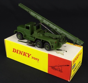 Dinky toys 665 honest john missile launcher ee62 back