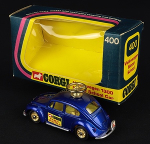 Corgi toys 400 vw 1300 motor school car fahr schule ee82 back