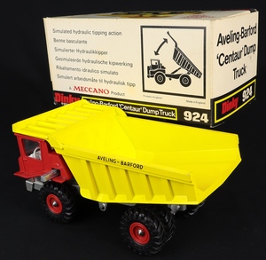 Dinky toys 924 aveling barford centaur dump truck ee104 back