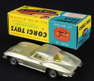 Corgi toys 310 chevrolet corvette sting ray ee140 back