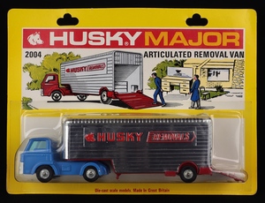 Corgi husky major 2004 articulated removal van ee155 front