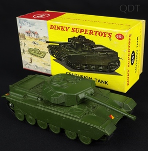Dinky supertoys 651 centurion tank ee160 front
