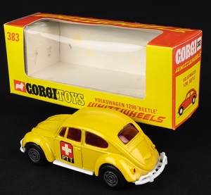 Corgi toys 383 vw 1200 beetle ptt ee181 back