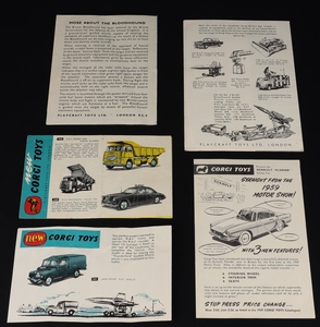 Corgi rocket age models leaflets ee196 back