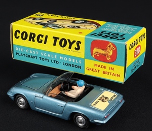 Corgi toys 318 lotus elan s2 ee207 back