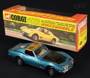 Corgi toys 387 chevrolet corvette stingray ee237 front