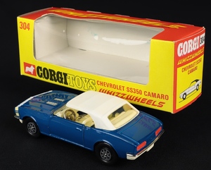 Corgi toys 304 chevrolet ss350 camaro ee238 back