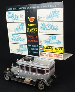 Corgi classics 9041 1912 rolls royce silver ghost ee273 back