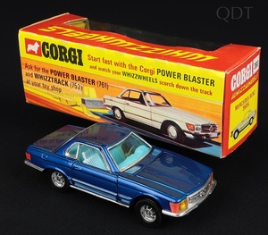 Corgi toys 393 mercedes 350 sl ee280 front