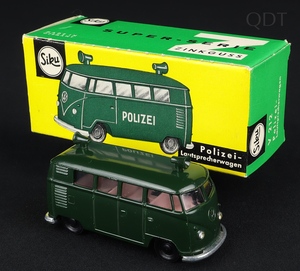 Siku models v12 polizei loudspeaker van ee297 front