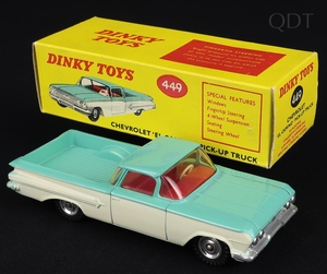 Dinky toys 449 chevrolet el camino pick up truck ee412 front