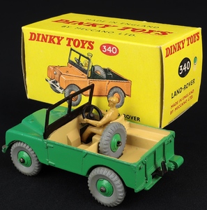 Dinky toys 340 landrover ee413 back