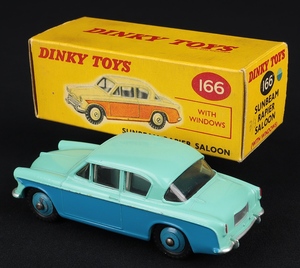 Dinky toys 166 sunbeam rapier saloon ee417 back