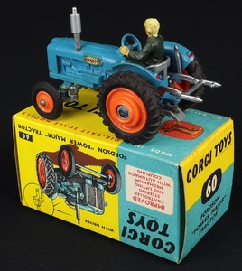 Corgi toys 60 fordson power major tractor ee489 back