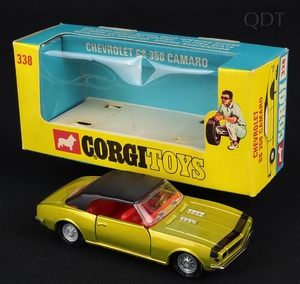 Corgi toys 338 chevrolet ss350 camaro ee504 front