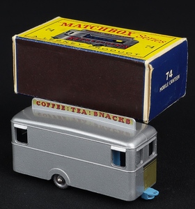 Matchbox models 74a mobile canteen ee509 back