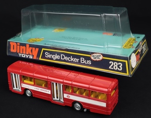 Dinky toys 283 single decker bus ee518 back