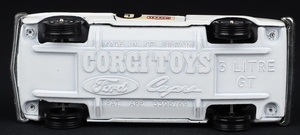 Corgi toys 331 ford capri gt texaco ee525 baseplate