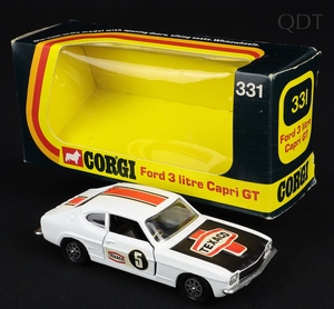 Corgi toys 331 ford capri gt texaco ee525 front