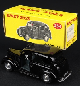 Dinky toys 254 austin taxi e546 back