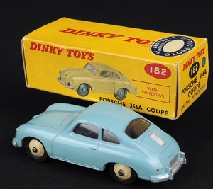 Dinky toys 182 porsche 356a coupe ee550 back