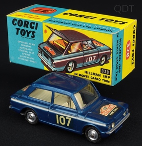 Corgi toys 328 hillman imp monte carlo ee571 front